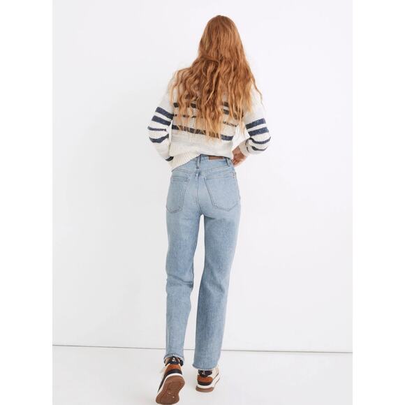 Madewell The Perfect Vintage Straight Jean in Reinhart Wash Size 28 - Picture 4 of 12